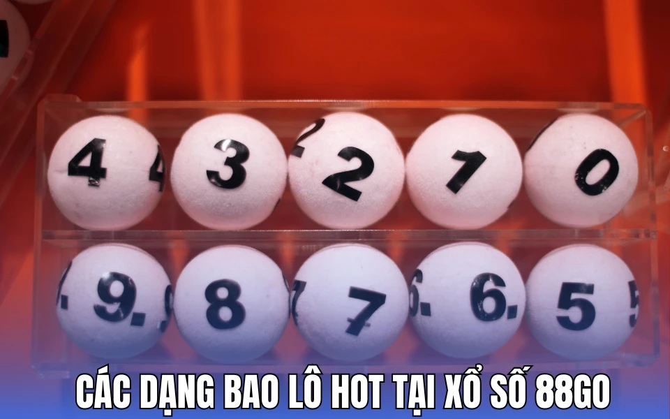 Các loại bao lô phổ biến trong hệ thống 88GO