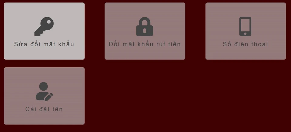 Giao diện cập nhật thông tin cá nhân trong tài khoản 88Go