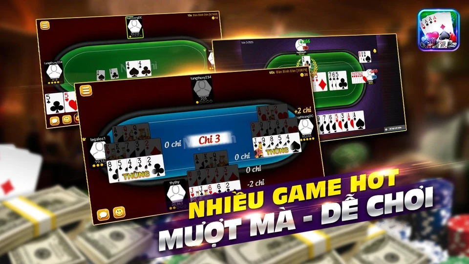 Kho trò chơi phong phú khi tải game bài tại 88GO